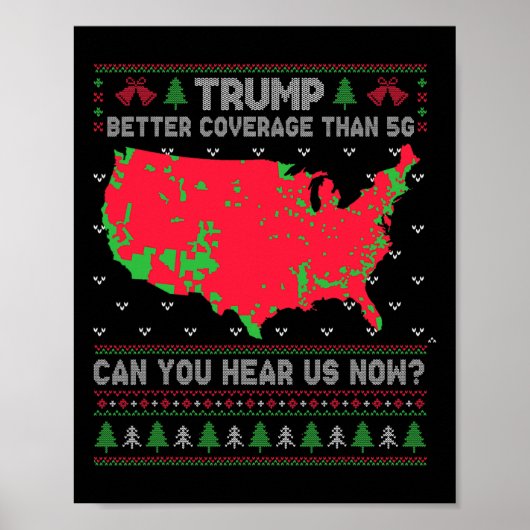 トランプの方が5Gより電波がいいぞ、聞こえるか？ ポスター (正面)