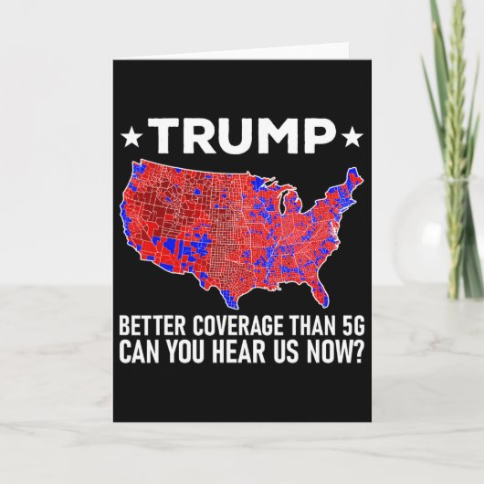 トランプの方が5Gより電波がいい 聞こえますか? カード (正面)