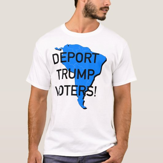 トランプの有権者を追放! Tシャツ (正面)