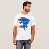 トランプの有権者を追放! Tシャツ (正面フル)