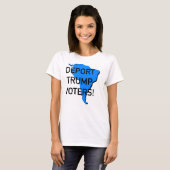 トランプの有権者を追放! Tシャツ (正面フル)