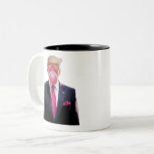 トランプの泡ガム ツートーンマグカップ (正面左)
