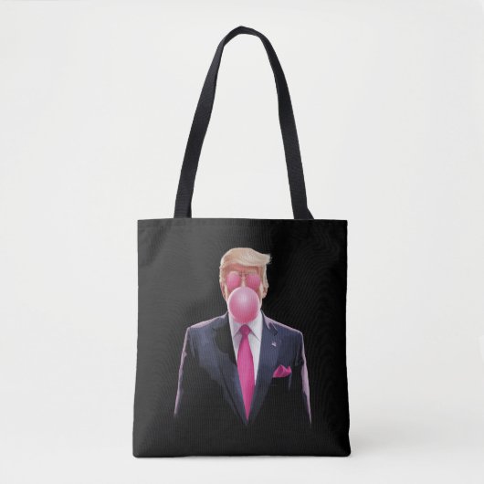 トランプの泡ガム トートバッグ (正面)