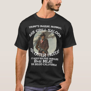 トランプの海獣グリル ラッコのファヒータ Tシャツ