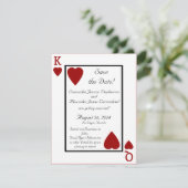 トランプの王と女王がサプライズ発表 セーブザデート (スタンド正面)