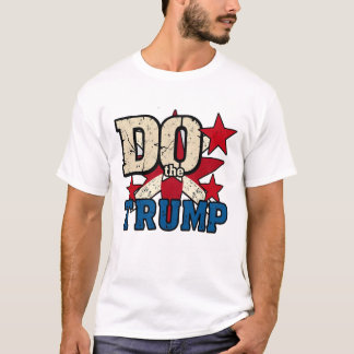 トランプの男性の基本Tシャツをする Tシャツ