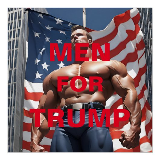 トランプの男性 ポスター (正面)