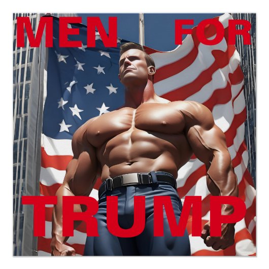 トランプの男性 ポスター (正面)