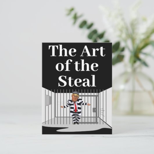 トランプの盗みの芸術 ポストカード (スタンド正面)