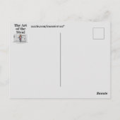 トランプの盗みの芸術 ポストカード (裏面)