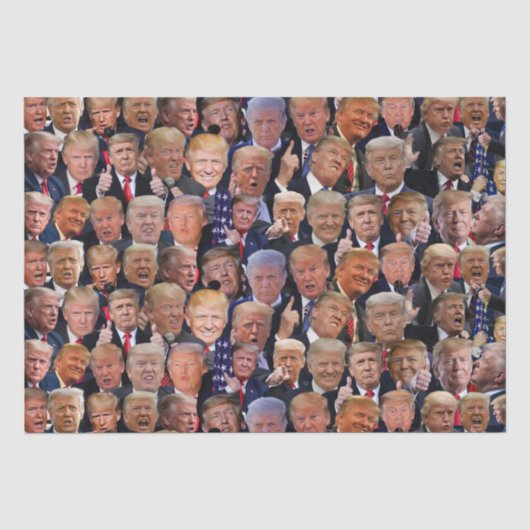 トランプの笑える顔 薄葉紙 (正面)