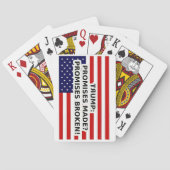 トランプの約束が破れた トランプ (裏面)