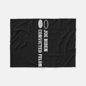 トランプの紙投票 フリースブランケット (正面(横))