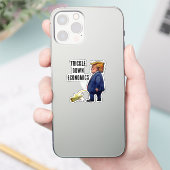 トランプの経済学のトリクルダウン シール (スマートフォン)