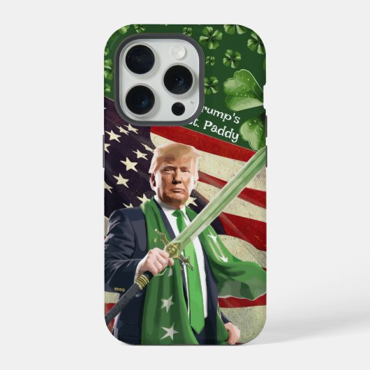 トランプの聖パトリック iPhoneケース (裏面)