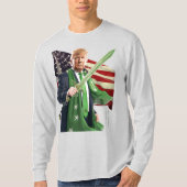 トランプの聖パトリック Tシャツ (正面)