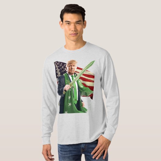 トランプの聖パトリック Tシャツ (正面フル)