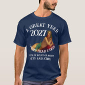 トランプの葬式 死亡広告 DHS CBP ICE TSA 訃報 2027 Tシャツ (正面)