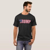 トランプの衣服：支持者のための愛国的な衣服 Tシャツ (正面フル)
