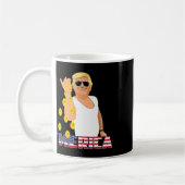 トランプの衣装2024米国大統領選挙ドナルドT コーヒーマグカップ (左)