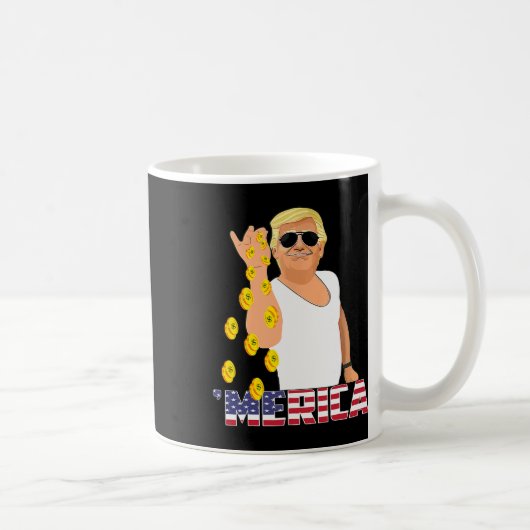 トランプの衣装2024米国大統領選挙ドナルドT コーヒーマグカップ (右)