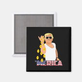 トランプの衣装2024米国大統領選挙ドナルドT マグネット (正面/裏面)