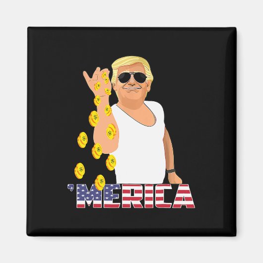 トランプの衣装2024米国大統領選挙ドナルドT マグネット (正面)