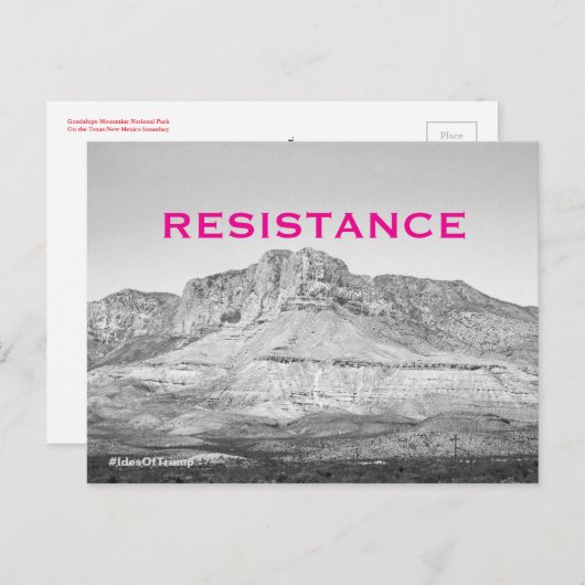 トランプの西ピンクの抵抗の側近 ポストカード (正面/裏面)