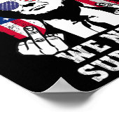 トランプの試み恋しく思は決して上回らない ポスター (角)