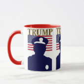 トランプの警察 マグカップ (左)