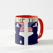 トランプの警察 マグカップ (正面右)
