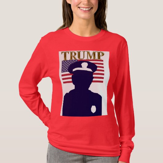 トランプの警察 Tシャツ (正面)