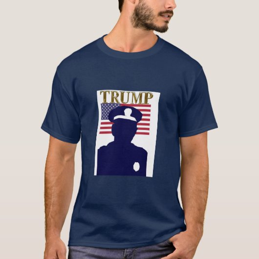 トランプの警察 Tシャツ (正面)