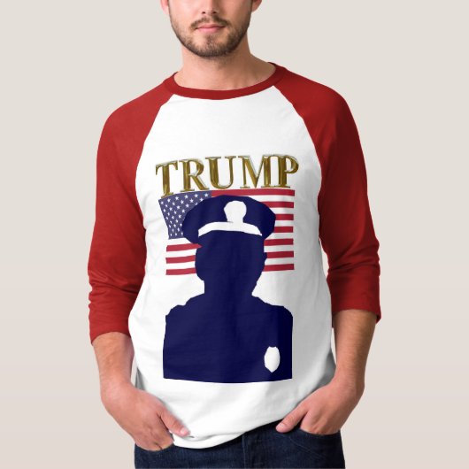 トランプの警察 Tシャツ (正面)