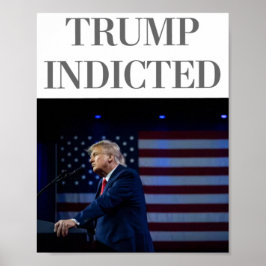 トランプの起訴されたポスター ポスター