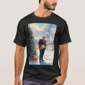 トランプの遊エレキギター・クリスマスUSキャピトル Tシャツ (正面)