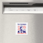 トランプの面白いクオート 花火 7月4日  マグネット (インサイチュ (食洗機))