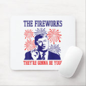 トランプの面白い言葉 花火 7月4日 マウスパッド (マウス)