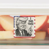 トランプの類似点を指す"私はこのした"ステッカー ラベル (貼付)