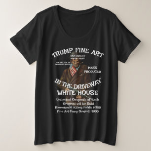 トランプの風は火曜日の映画の誕生の国と共に去った プラスサイズTシャツ