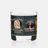 トランプの首の陰嚢が妊娠していることを確認 ウイスキーグラス (左)