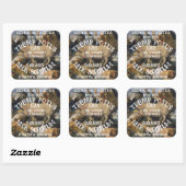 トランプの首の陰嚢が妊娠していることを確認 スクエアシール (シート)