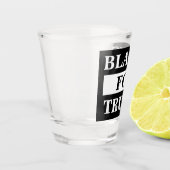 トランプの黒人 ショットグラス (左)