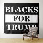 トランプの黒人 タペストリー (インサイチュ(横))