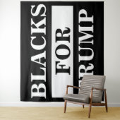 トランプの黒人 タペストリー (インサイチュ)