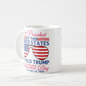 トランプの47回目の就任式2025 コーヒーマグカップ (正面左)