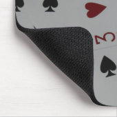 トランプのmousepad マウスパッド (コーナー)