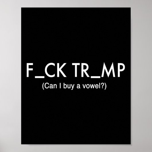 トランプのTシャツ ポスター (正面)