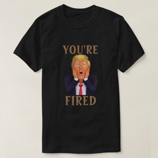 トランプはあなたはTシャツを焼いた Tシャツ (デザイン正面)
