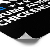 トランプはいつもタコス取引で逃げる面白いミーム 5 ポスター (角)